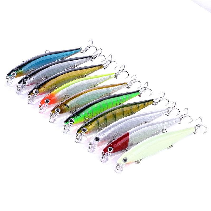 Short Tongue Minnow Suspending Jerkbaits Fishing Lure Bait 11cm 13g Hard Bait