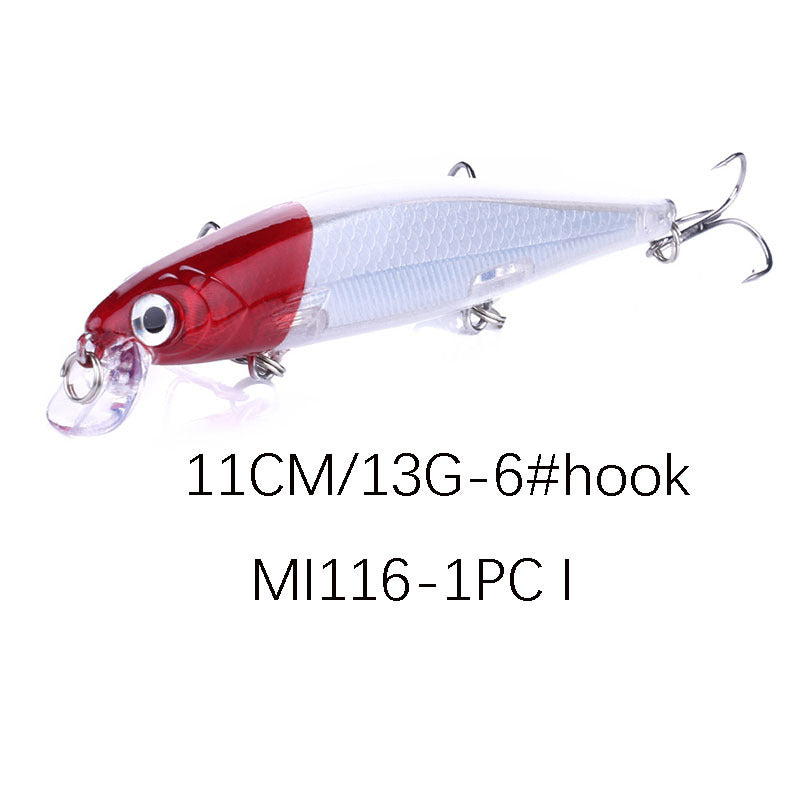 Short Tongue Minnow Suspending Jerkbaits Fishing Lure Bait 11cm 13g Hard Bait