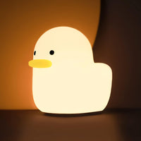 Duck Light Silicone Night Light Nursery Lamp