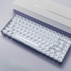 Clavier mécanique Bluetooth transparent couleur RVB tendance