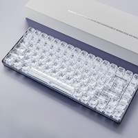 Clavier mécanique Bluetooth transparent couleur RVB tendance