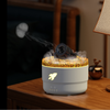 Colorful Crack Aromatherapy Flame Humidifier