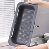 Sink Drain Rack Basket Retractable Washing Basin