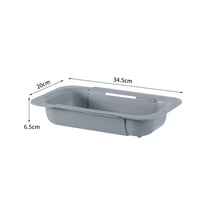 Sink Drain Rack Basket Retractable Washing Basin