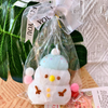 Snowman Toast Ice Cream Taba Squishy