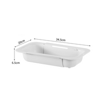 Sink Drain Rack Basket Retractable Washing Basin