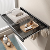 Clothes Rack Aluminum Drying Foldable Telescopic Suction Cup Rack