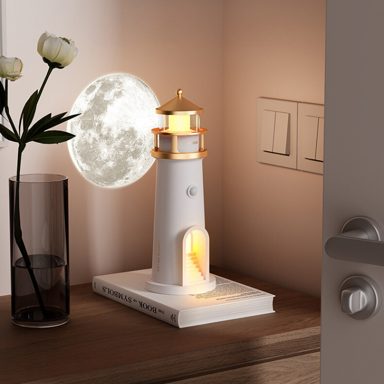 Moonlight Lighthouse Projection Lamp Bluetooth Speaker