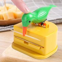 Bird Toothpick Holder Box Creative Push Pop-up