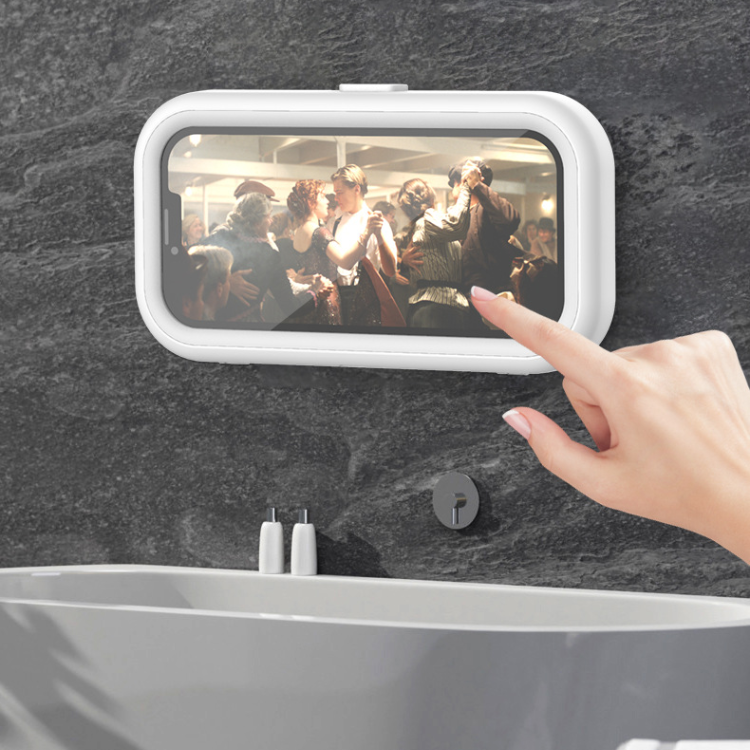 Mobile Phone Waterproof Box Bath Bathroom Phone Holder