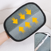 Pet Hair Remover Glove Reusable Cleaning Brush & Fur Scraper