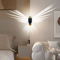Bald Eagle Wall Light Magnetic Wall Mounted Eagle Lamp Remote Control
