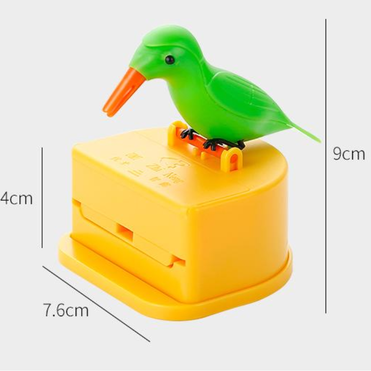 Bird Toothpick Holder Box Creative Push Pop-up