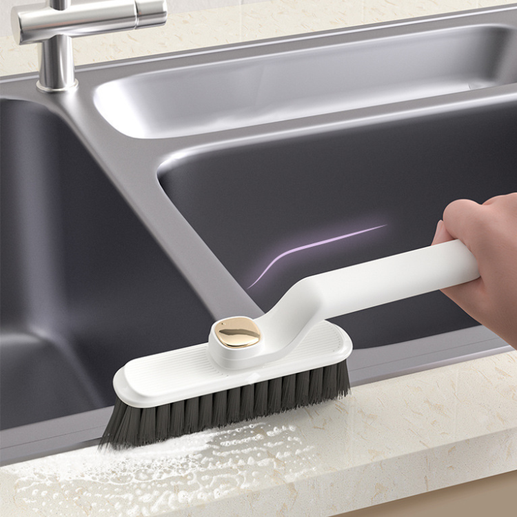 Multifunctional Rotating Cleaning Brush 2-in-1 Kitchen Bathroom Brush