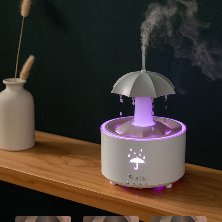 Rotating Umbrella Water Drop Aromatherapy Humidifier