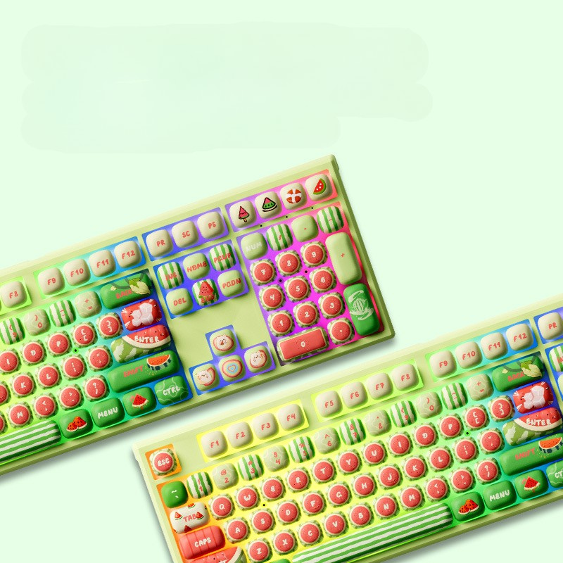 Touches mignonnes kawaii en forme de pastèque