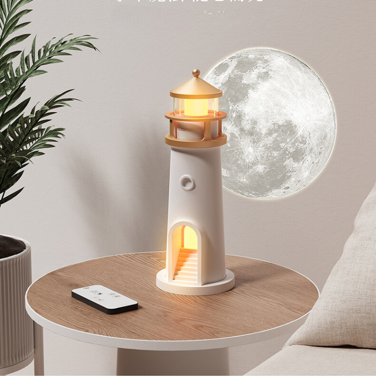 Moonlight Lighthouse Projection Lamp Bluetooth Speaker