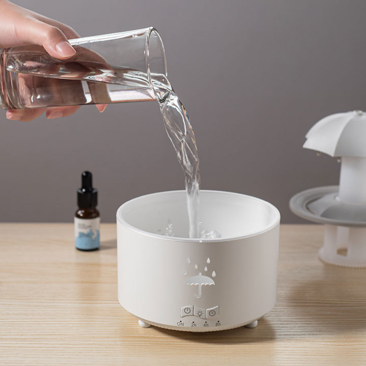 Rotating Umbrella Water Drop Aromatherapy Humidifier