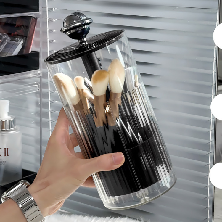 Automatic Lifting Makeup Brush Storage Cosmetic Storage Box