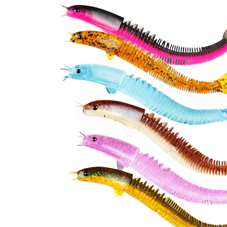 Multi-section Loach Lure Fake Bait Soft Bait