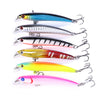 Floating Minnow Jerkbait Fishing Lure Hard Bait 7.5cm 5.5g