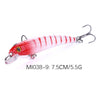 Floating Minnow Jerkbait Fishing Lure Hard Bait 7.5cm 5.5g