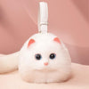 Cat Shaped Realistic Puffy Purse Handbag