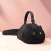 Cat Shaped Realistic Puffy Purse Handbag