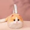 Cat Shaped Realistic Puffy Purse Handbag
