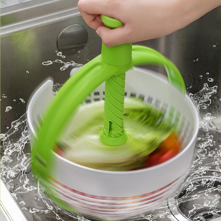 Salad Vegetable Spinner Spin Dryer Kitchen Drain Basket