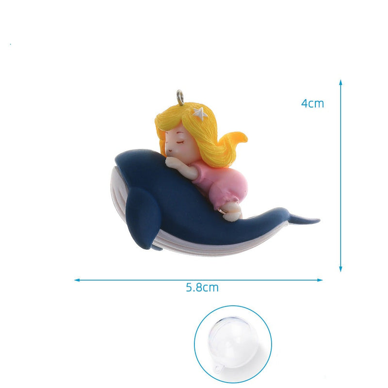 Aquarium Floating Ornaments Creative Doll