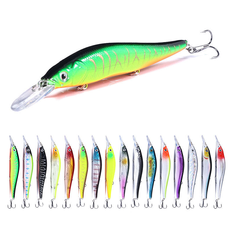 Floating Minnow 13.5cm 15.6g 6# Hook Fishing Bait Lure Jerkbait Hard Baits