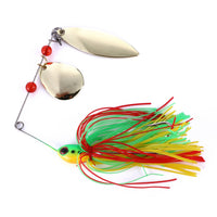 Willow Alloy Spoon 17g/0.63oz Rotating Fishing Spinnerbait Buzzbait