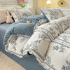 Blue Bedding Sets Floral Print