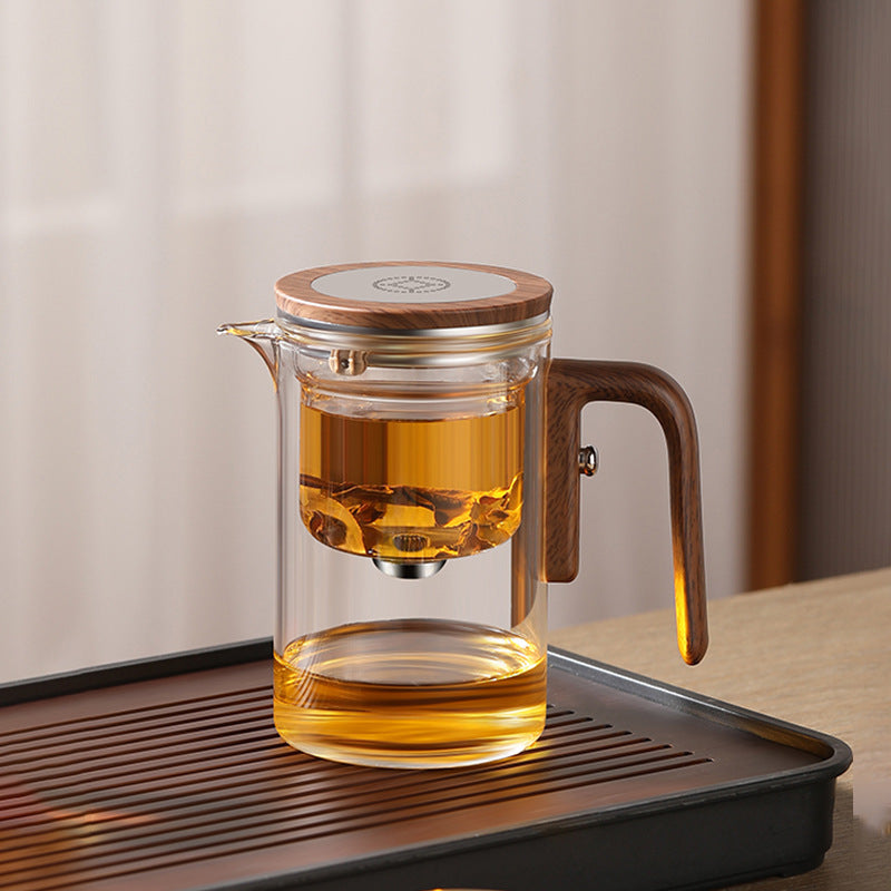 Glass Teapot Tea and Water Separation