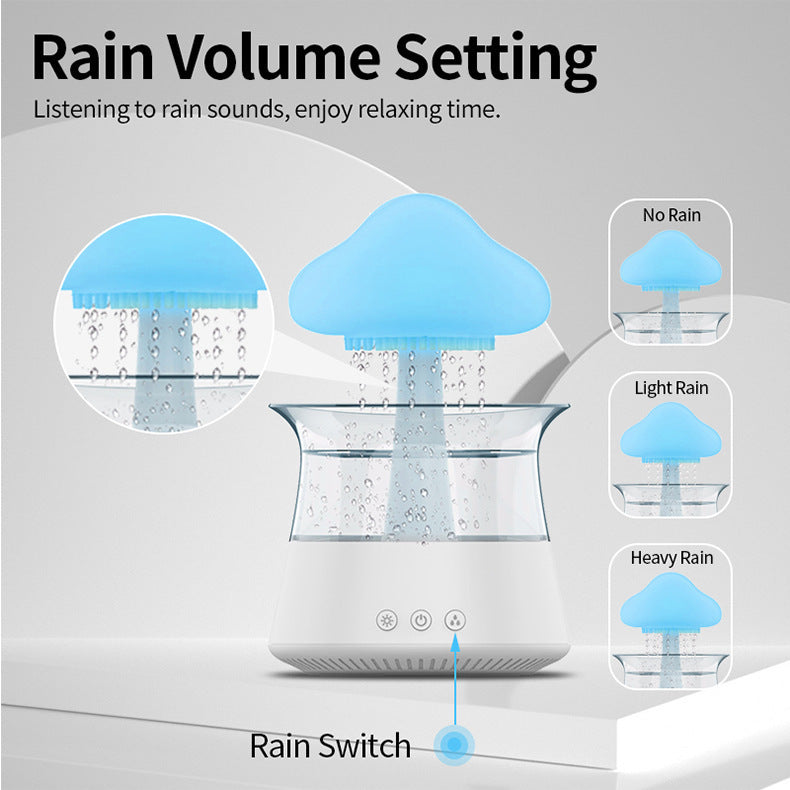 Mushroom Rain Air Humidifier Electric Aroma Diffuser