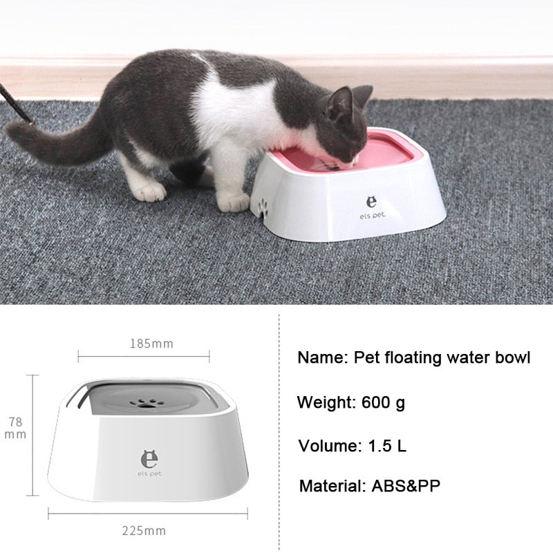 Pet Dog Cat Bowl Floating Bowl Waterer