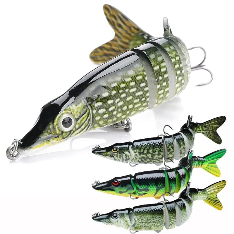 Fishing Lures for Bass Trout Multi Jointed Swimbaits