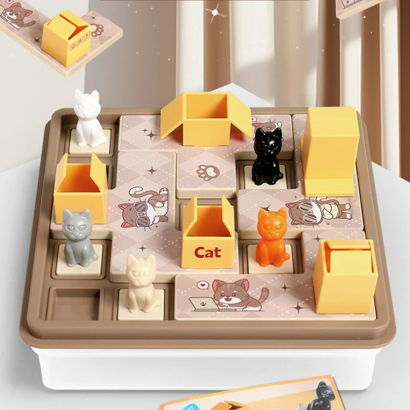 Children Hidden Cat Clearance Board Game Puzzle Toys