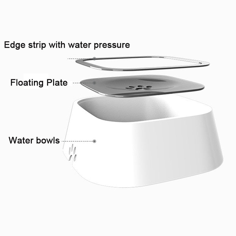 Pet Dog Cat Bowl Floating Bowl Waterer