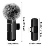 Wireless Microphone Audio Video Recording Mini Mic