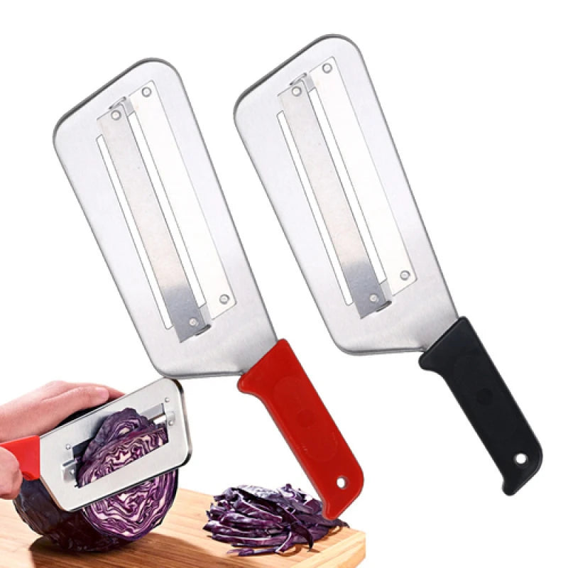 Vegetable Slicer Knife Stainless Steel Double Slice Blade