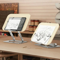 Foldable And Adjustable Aluminum Alloy Reading Stand