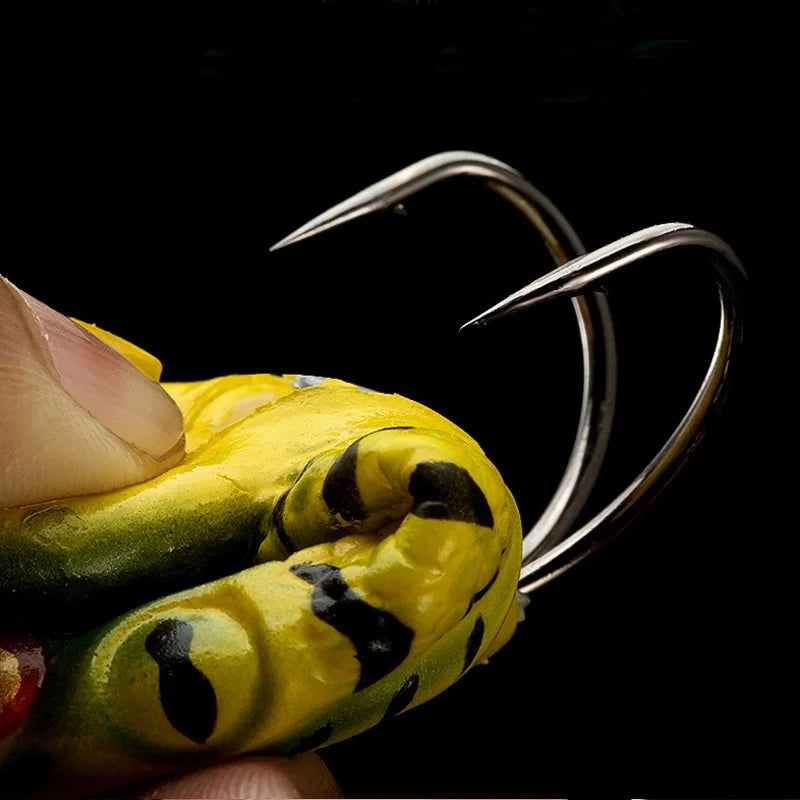 Soft Frog Top Water Bass Fishing Lures