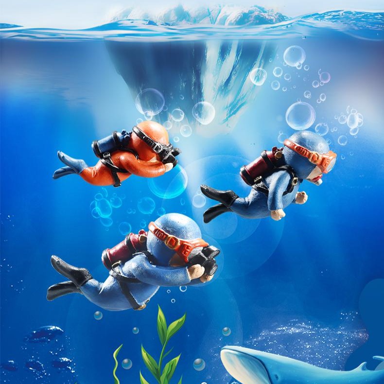 Aquarium Floating Ornaments Creative Doll
