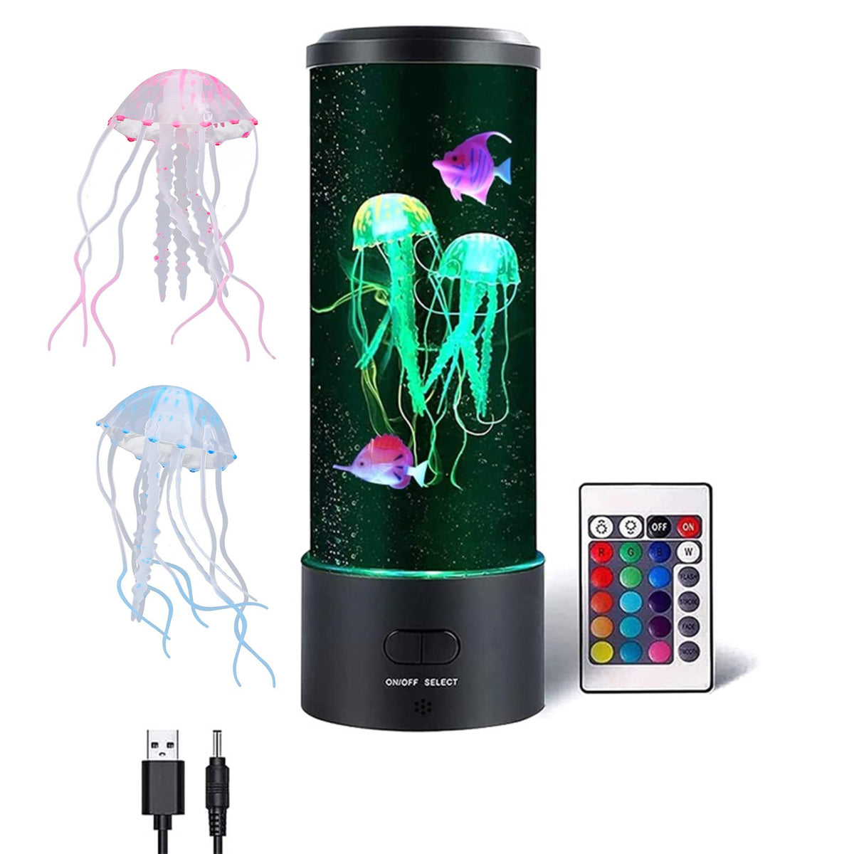 Led Jellyfish Aquarium Lamp - Wholesale Send