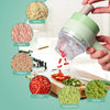 4 In 1 Handheld Electric Vegetable Cutter Set