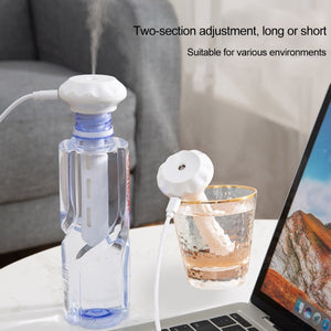 USB Mini Ultrasonic Air Humidifier, Essential Oil Diffuser Car Purifier