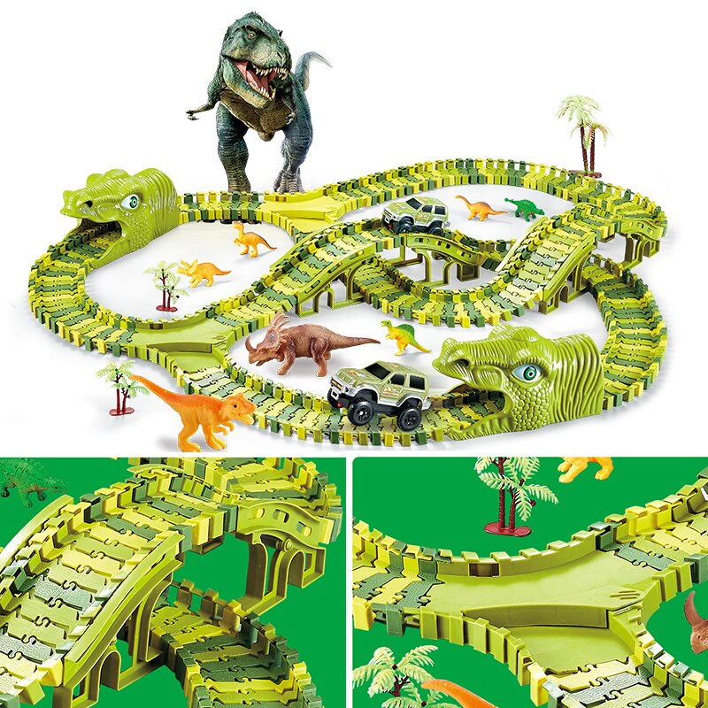 Dinosaur Racing Track Toy Set