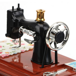 Mini Sewing Machine Style Music Box